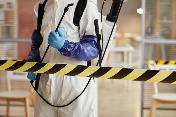 Professional Biohazard Cleanup technician working in Provincetown, MA